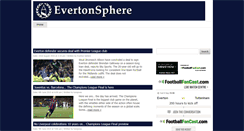 Desktop Screenshot of evertonsphere.com